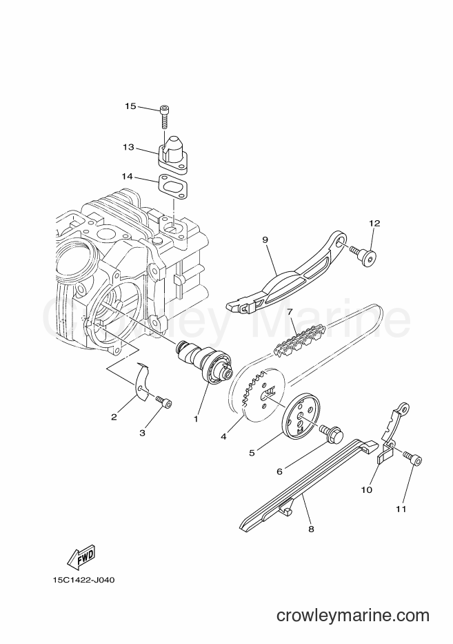 2011 Scooter TK115C - TK115C (15C4) [010] - CAMSHAFT & CHAIN
