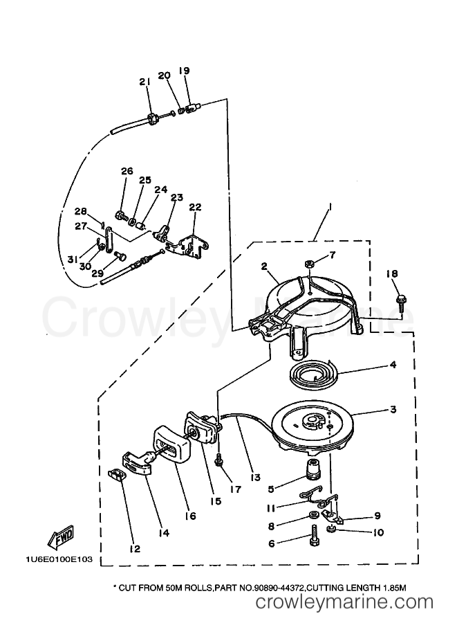Yamaha Motors 4AC (6E00) [030] - STARTER