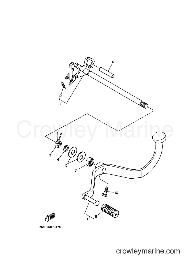1989 Street Bike YD125S - YD125S (3NS2) [010] - シフタ