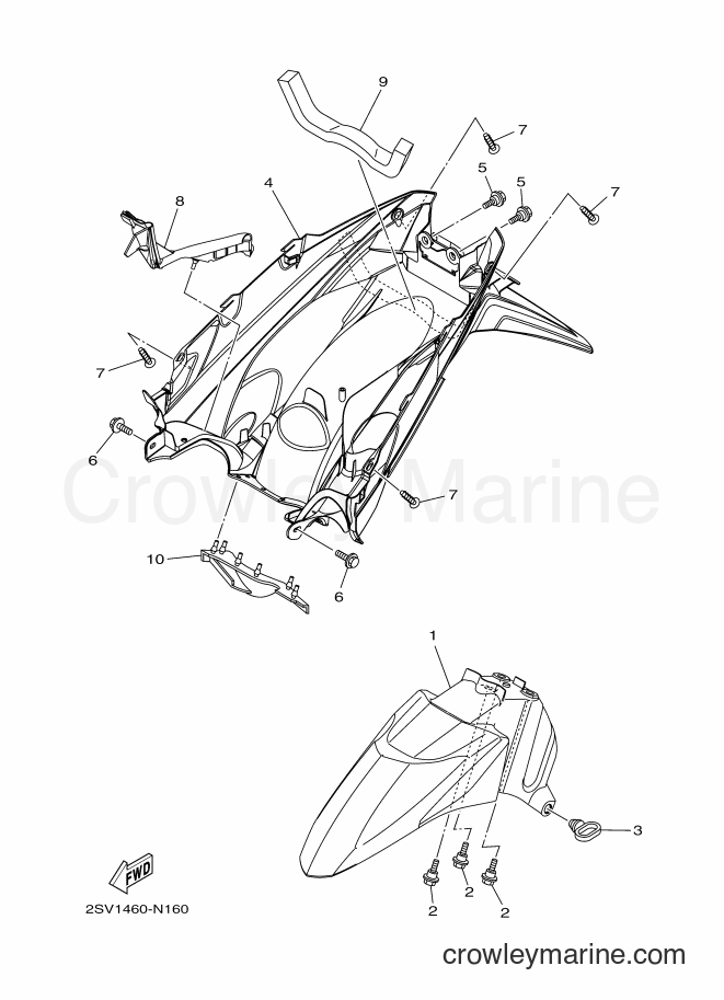 Yamaha Motors AL125FX (2SVA) [010] - FENDER