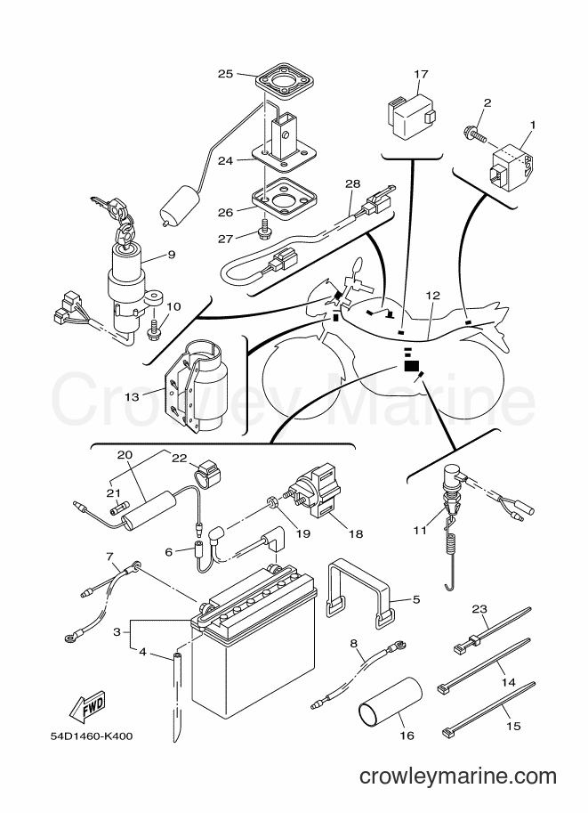2014 Street Bike SX-4 - SX-4 (54D4) [010] - ELECTRICAL 1