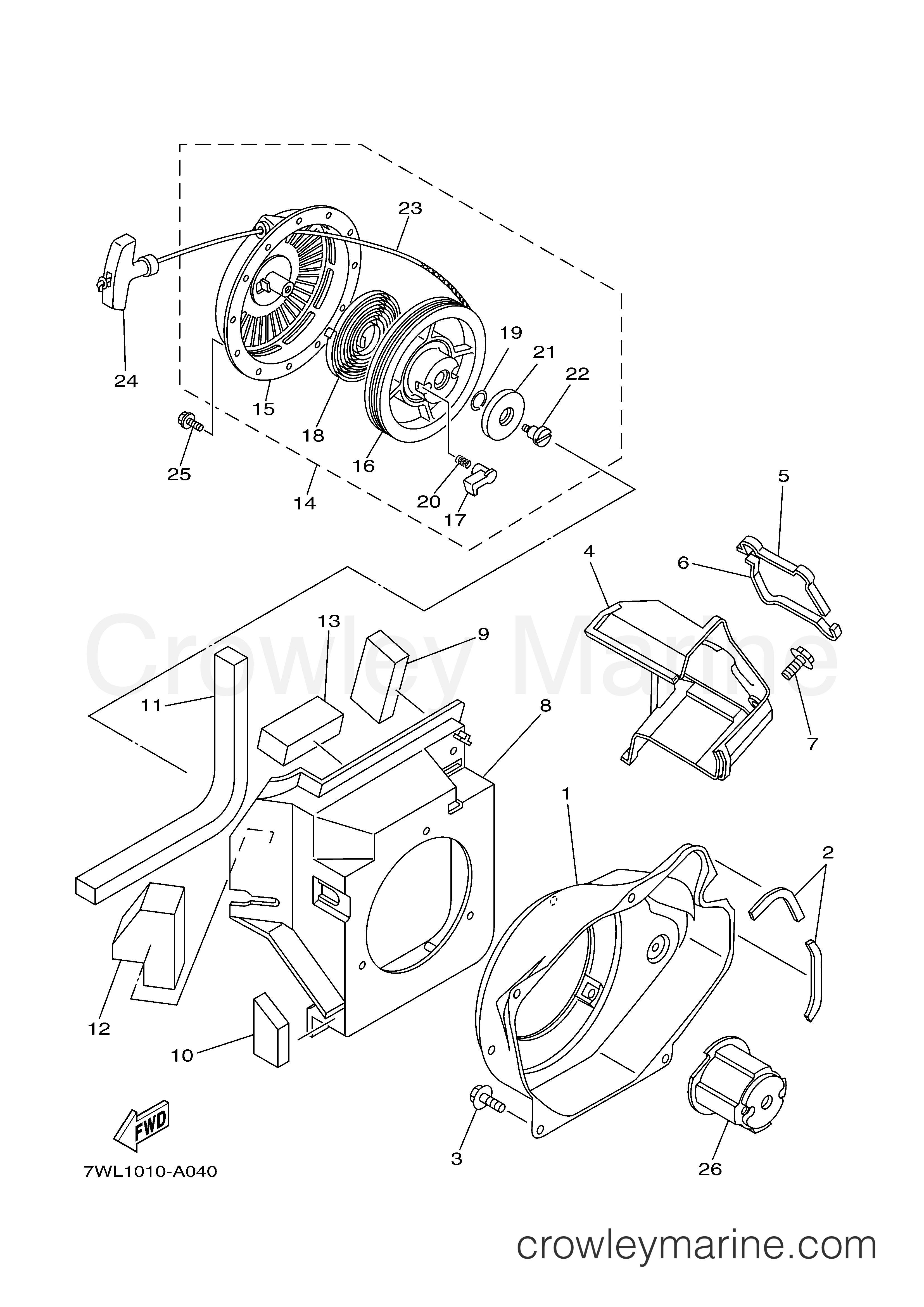 Yamaha Motors EF3000ISE - AIR SHROUD STARTER