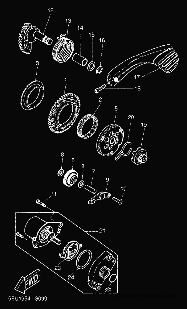 2000 Scooter YH50 - YH50 (5FV3) [010] - STARTER
