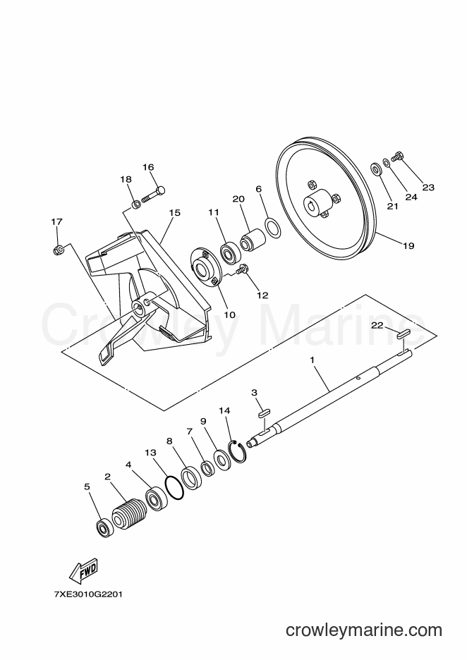 2010 Snowblower YS1070T - YS1070T (7XE4) [010] - AUGA DRIVE & IMPELLER