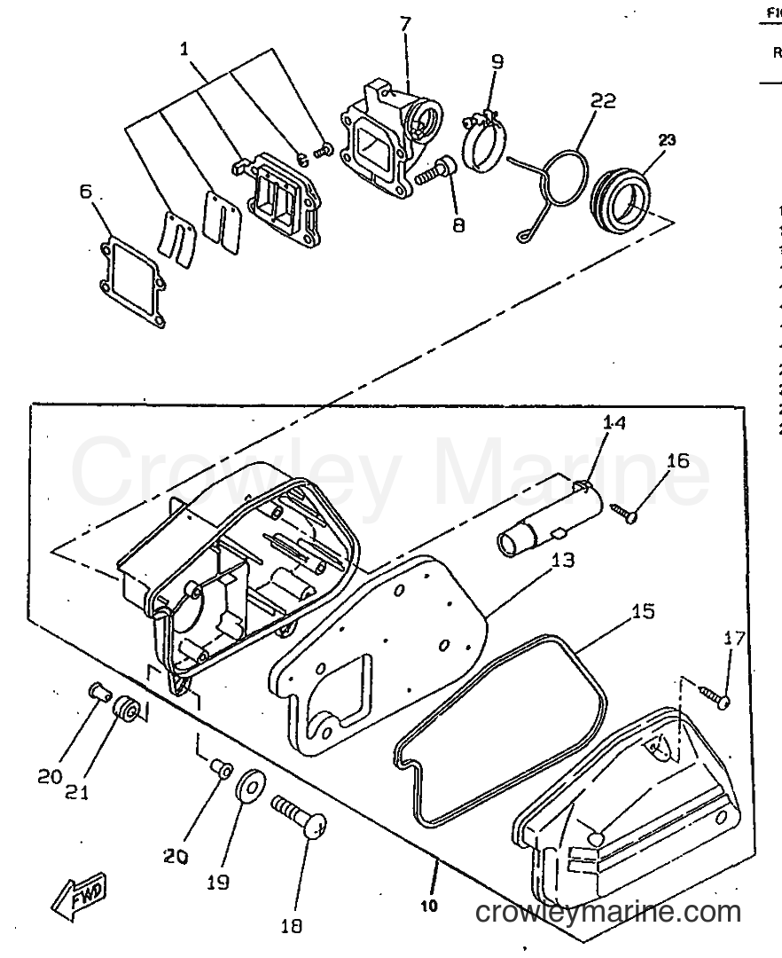 1998 Scooter CW50RS - CW50RS (4TDL) [999] - INTAKE