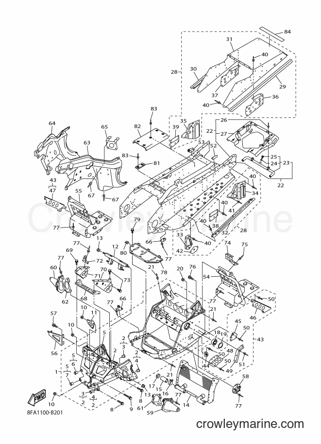 Yamaha Motors RX10 (8FA1) [020] - FRAME 2
