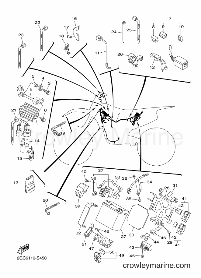 2017 Dirt Bike WR450F - WR450F (2GC8) [010] - ELECTRICAL 2