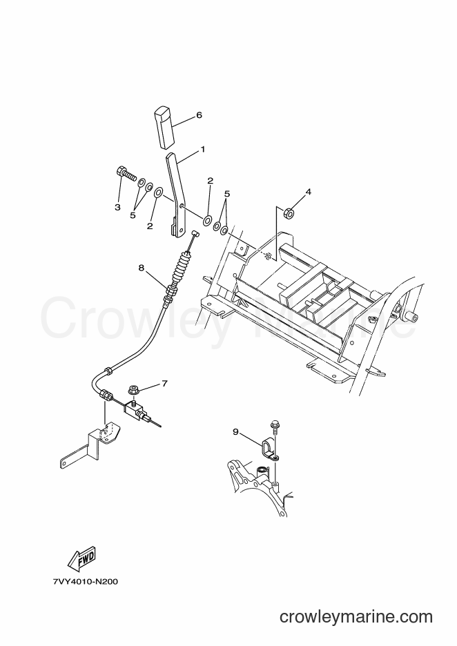 2016 Snowblower YS860 - YS860 (7VY5) [010] - THROTTLE LEVER