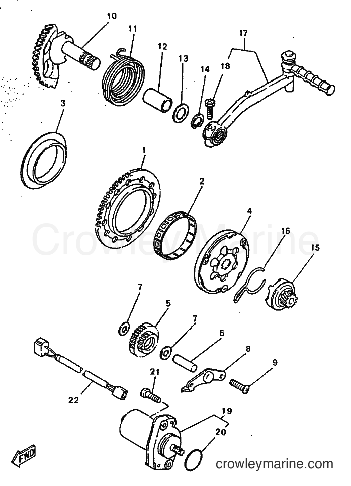 Yamaha Motors YN50 (5AD5) [010] - STARTER