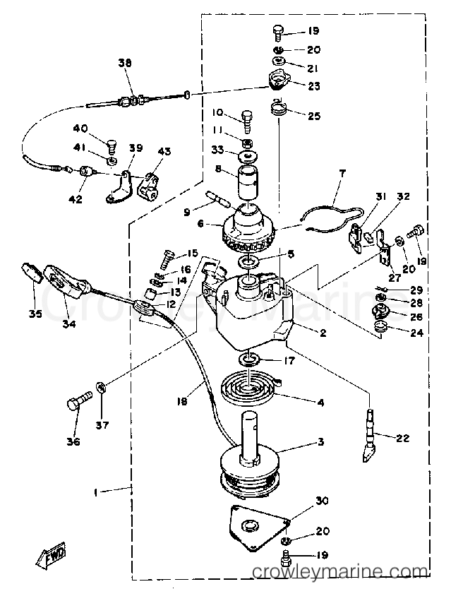Yamaha Motors F9.9LF - MANUAL STARTER