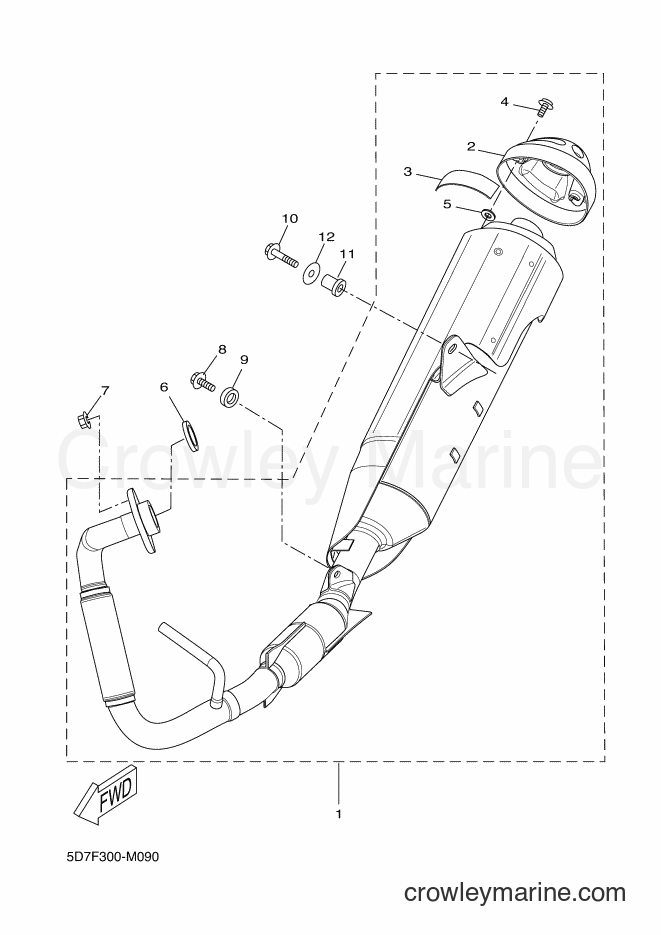 Yamaha Motors YZF-R125 (5D7F) [080] - EXHAUST