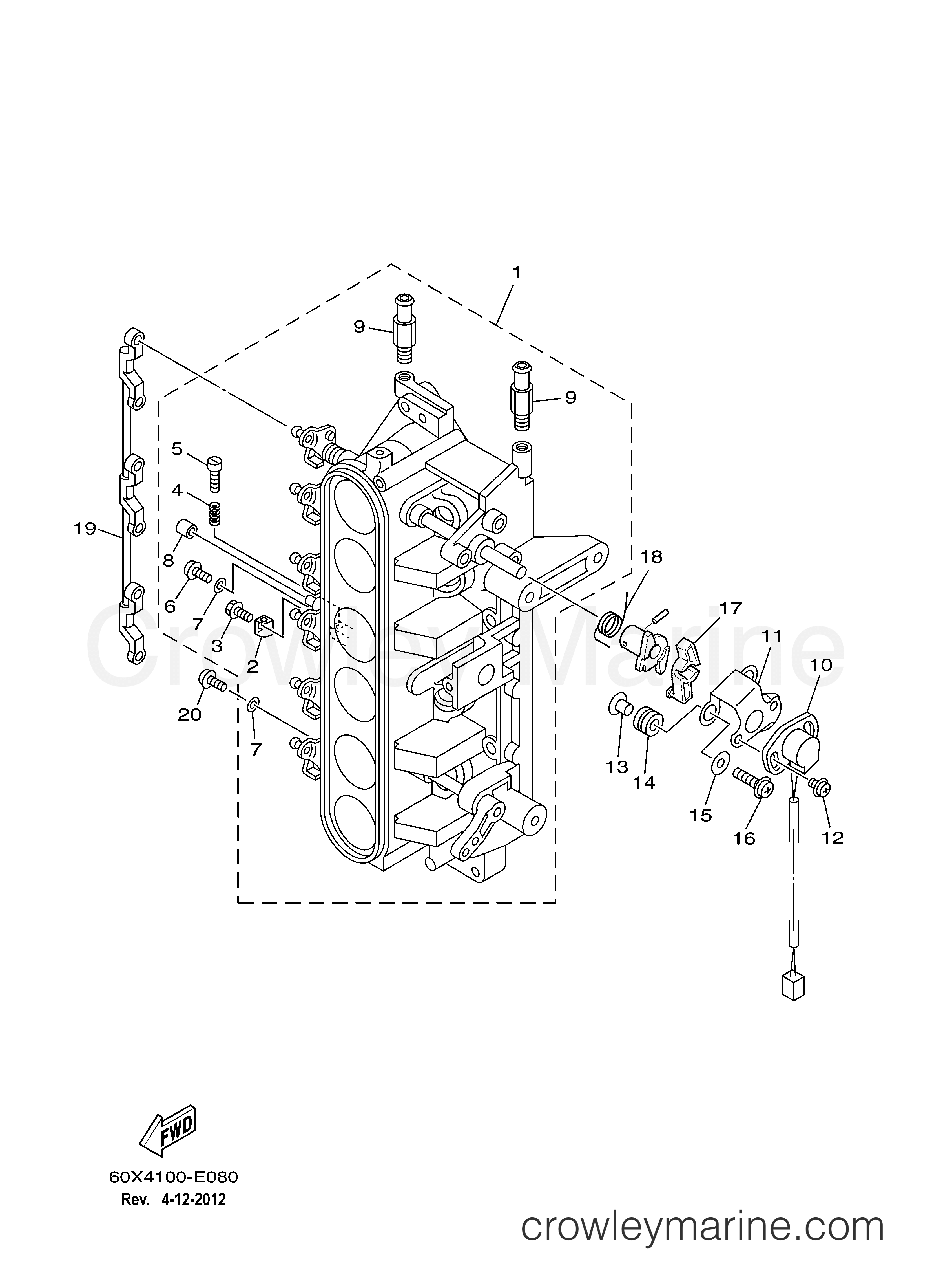 Yamaha Motors VZ200RTLR - VAPOR SEPARATOR 2