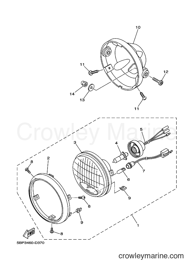 2005 Street Bike SX-4 - SX-4 (5BP3) [010] - HEADLIGHT