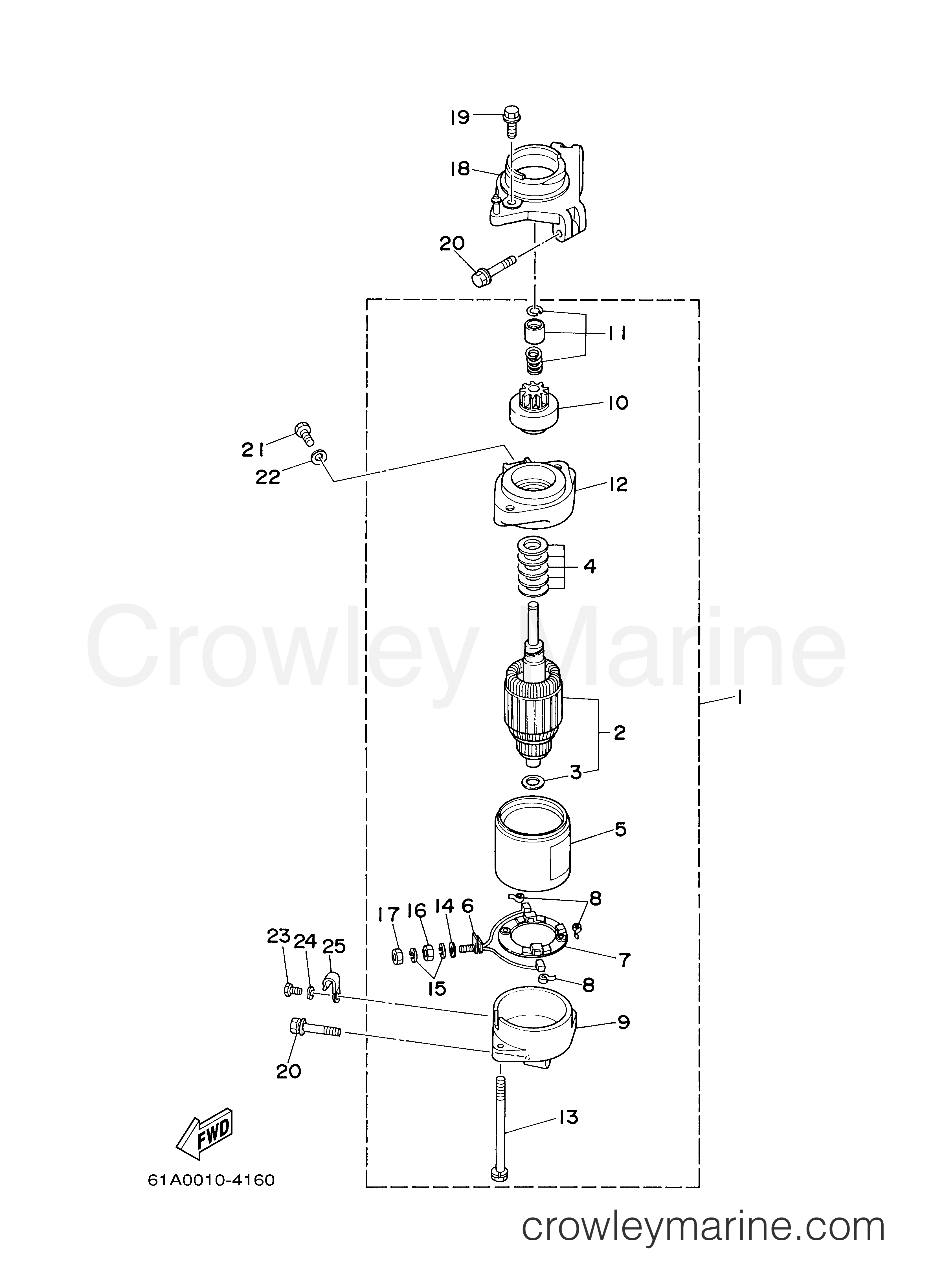 Yamaha Motors VX200TLRY - STARTING MOTOR