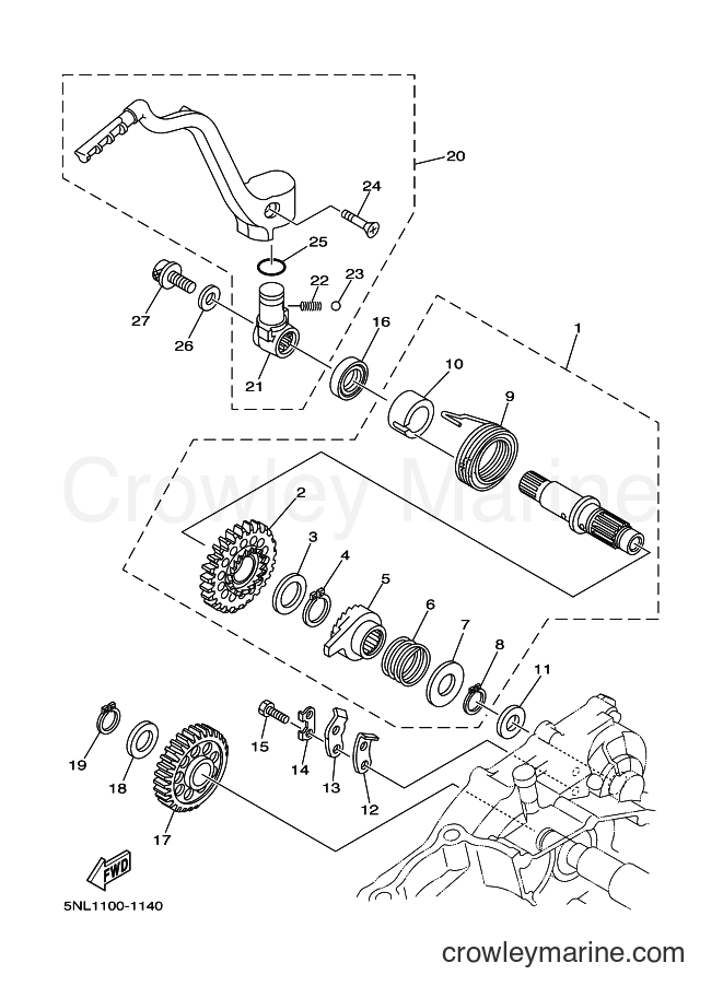 2001 Dirt Bike WR250F - WR250F (5PH2) [080] - STARTER