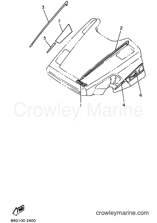 1992 Snowmobile PZ480E - PZ480E (87J3) [010] - EMBLEM