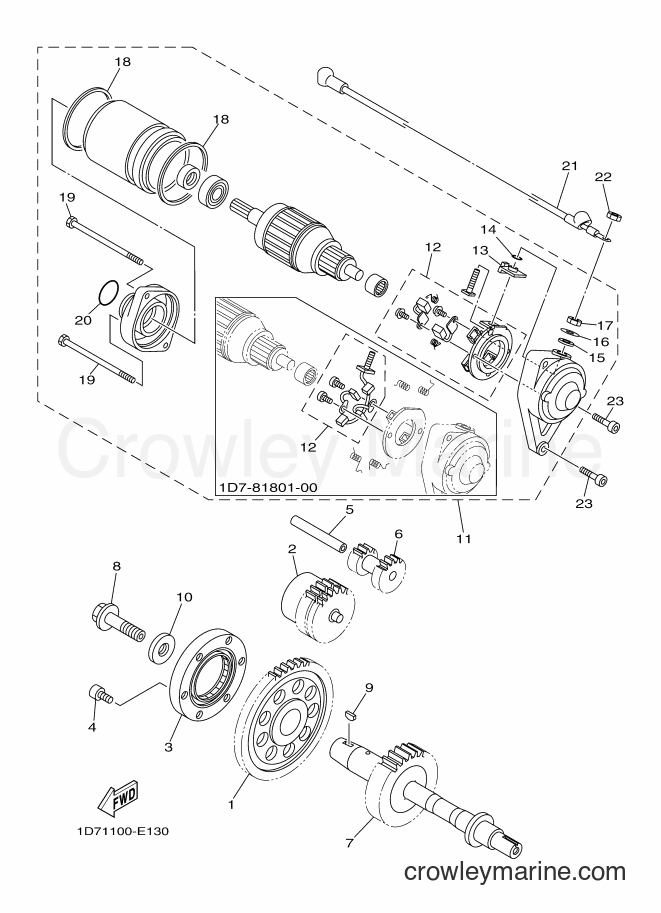 Yamaha Motors XV1900A (4D47) [010] - STARTER