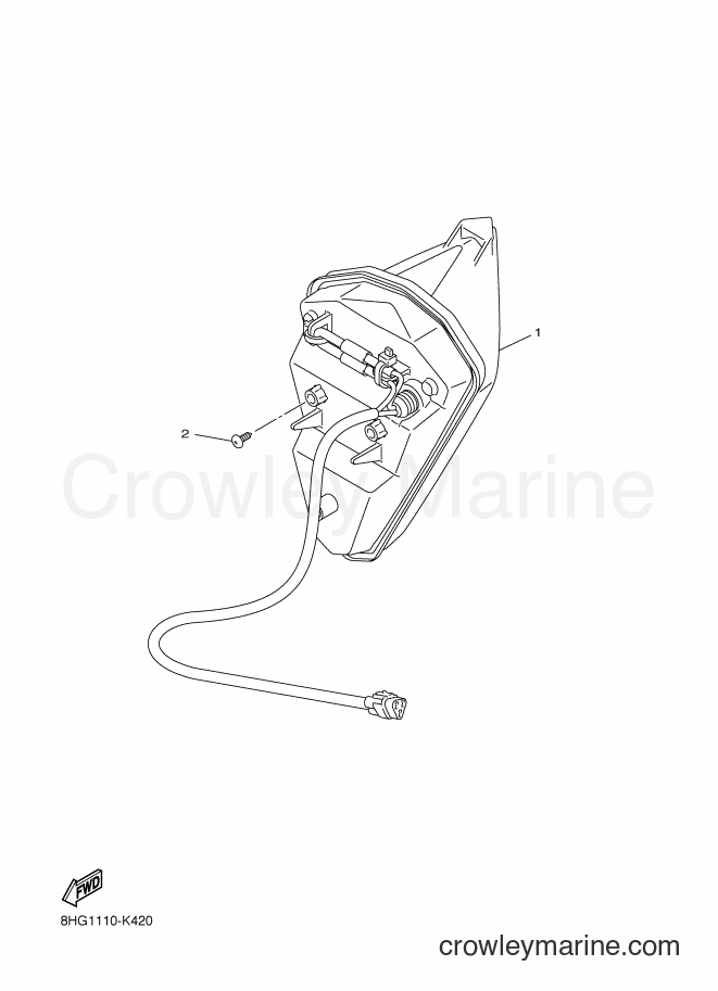 Yamaha Motors RX10ST3 (8LA2) [020] - TAILLIGHT