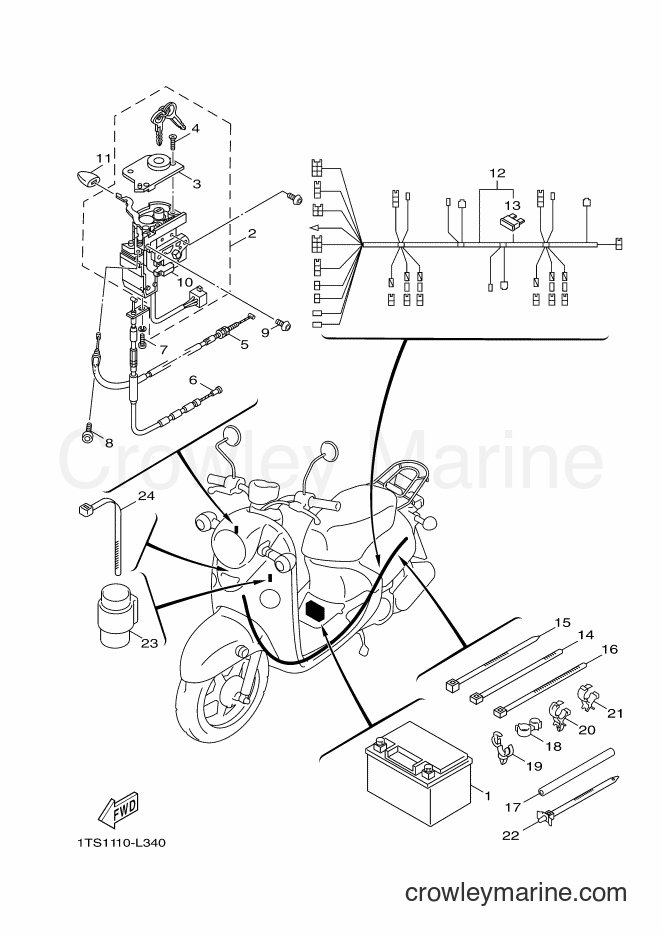 Yamaha Motors XC50 (1TS2) [010] - ELECTRICAL 2