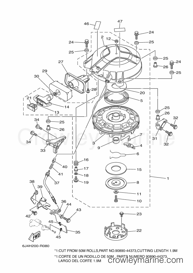 Yamaha Motors E40JMHS (6J4H) [020] - ARRANQUE