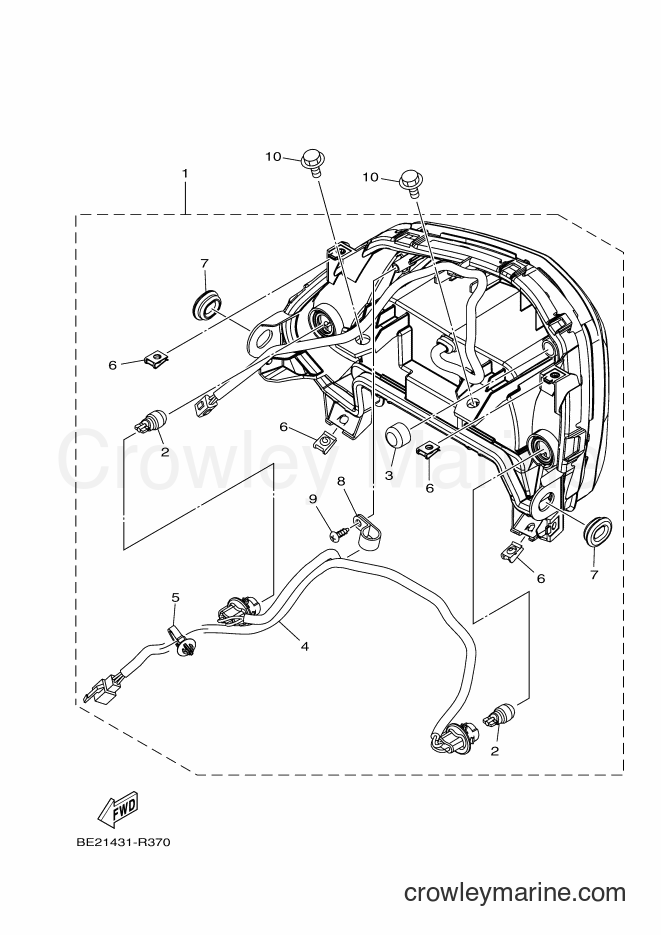 Yamaha Motors MWS150-A (BB81) [050] - TAILLIGHT