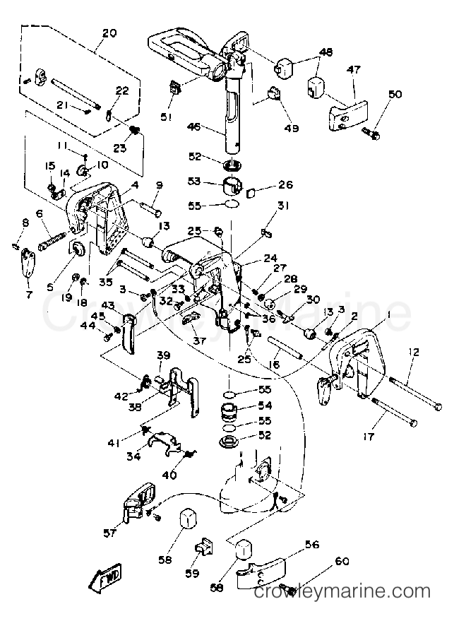 Yamaha Motors 8MSHP - BRACKET 1
