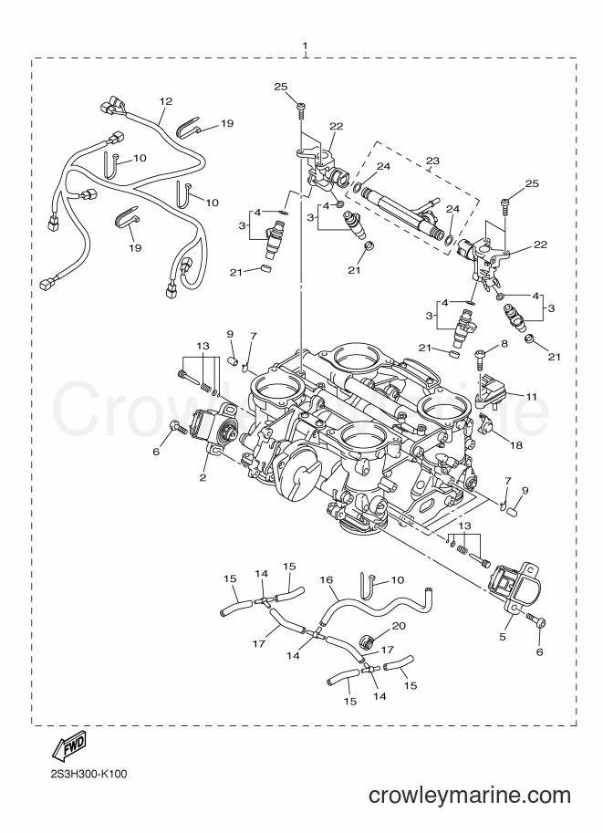 Yamaha Motors VMX17 (2CEL) [010] - INTAKE 2