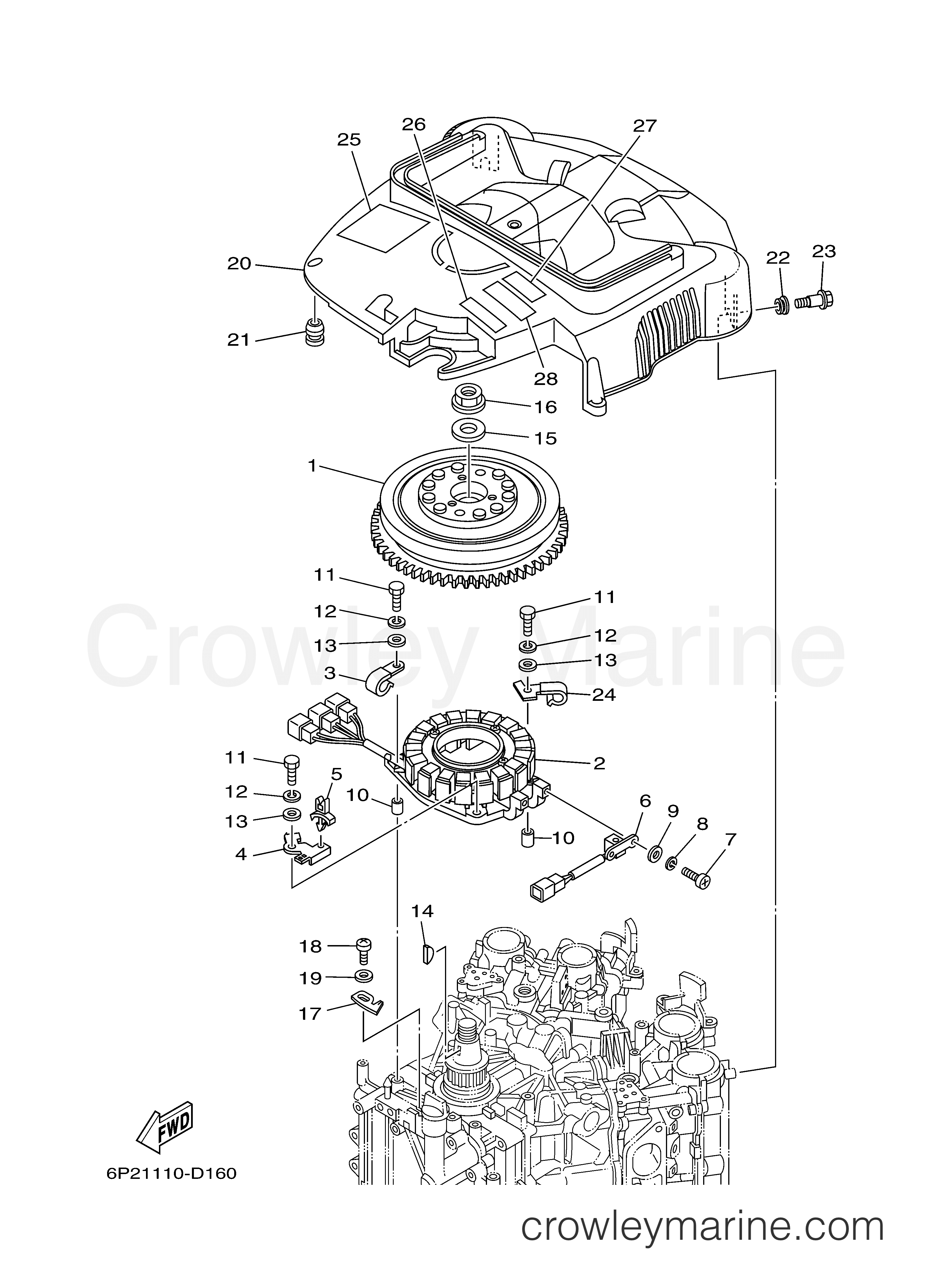 Yamaha Motors LF250TURD - GENERATOR