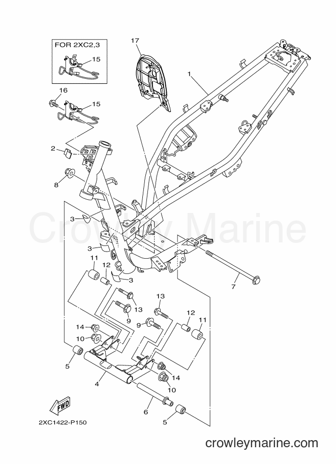 Yamaha Motors AT125FC (2XC2) [010] - FRAME
