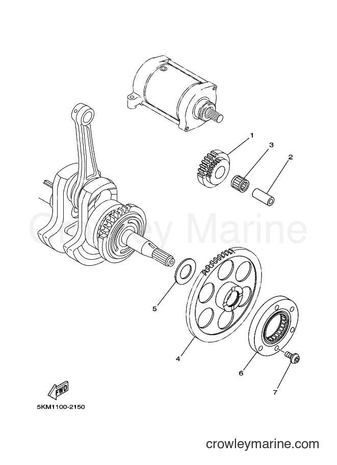2002 ATV YFM660FWA - YFM660FWA (5KM7) [010] - STARTER CLUTCH