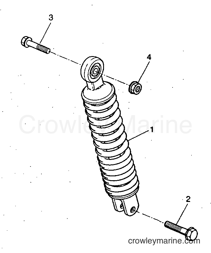 1999 Scooter YH50 - YH50 (5KG1) [010] - REAR SUSPENSION