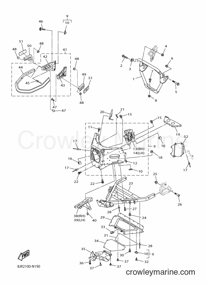 2014 Snowmobile SRV10XS - SRV10XS (8JR2) [010] - FRAME 1