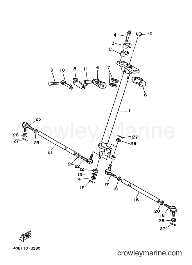 2000 ATV YFM400FW - YFM400FW (4SHJ) [010] - STEERING