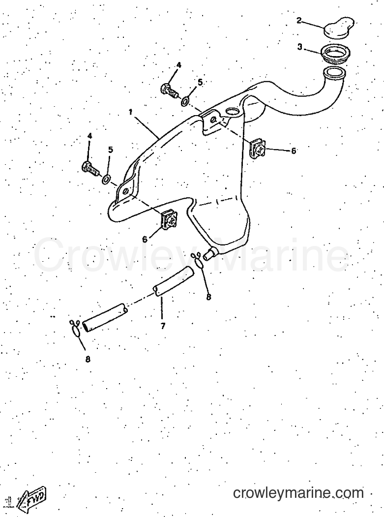 1997 Scooter CW50RS - CW50RS (4TDD) [999] - OIL TANK