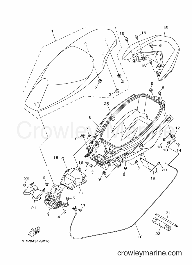 2017 Street Bike GPD150-A - GPD150-A (2DP9) [010] - SEAT