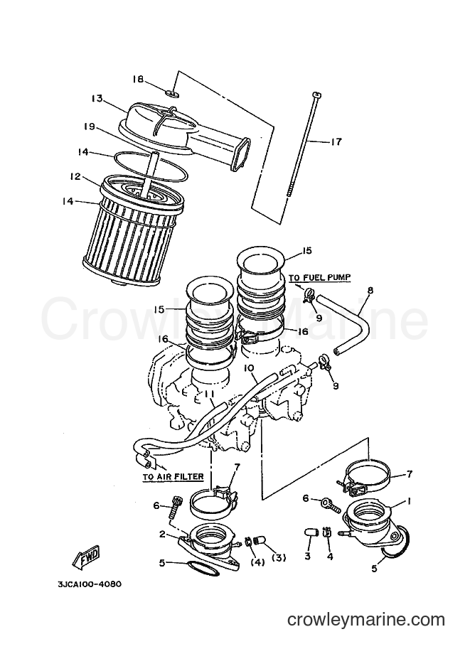 Yamaha Motors XV535 (3JCC) [010] - INTAKE