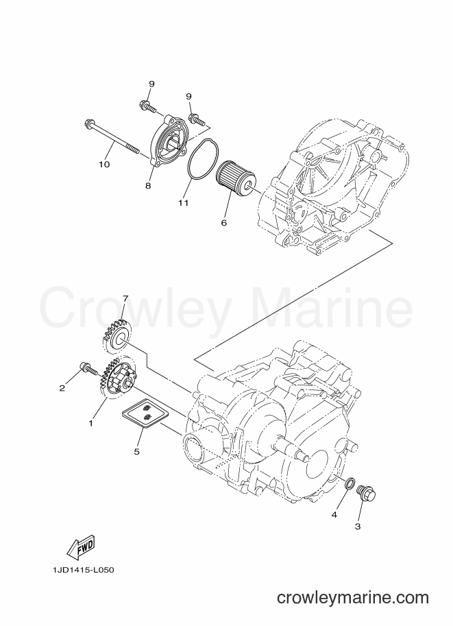 2016 Scooter T115C-5 - T115C-5 (BP41) [010] - OIL PUMP
