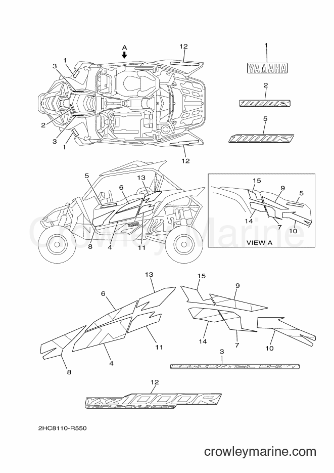 Yamaha Motors YXZ1000ES (2HC9) [010] - GRAPHICS
