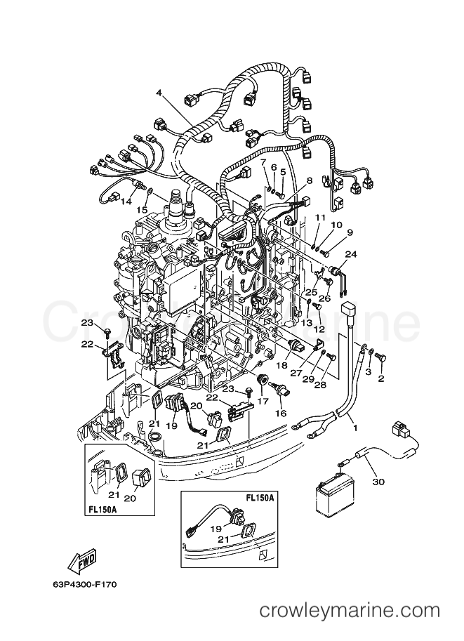 Yamaha Motors FL150AETX (64P4) [040] - ELECTRICAL 3
