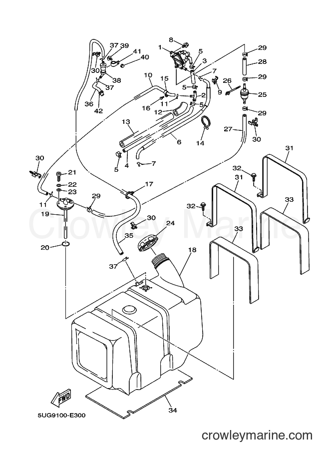2006 ATV YXR660F - YXR660F (5UGH) [010] - FUEL TANK