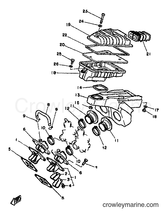 1982 Street Bike RD350LC - RD350LC (4L0) [999] - INTAKE