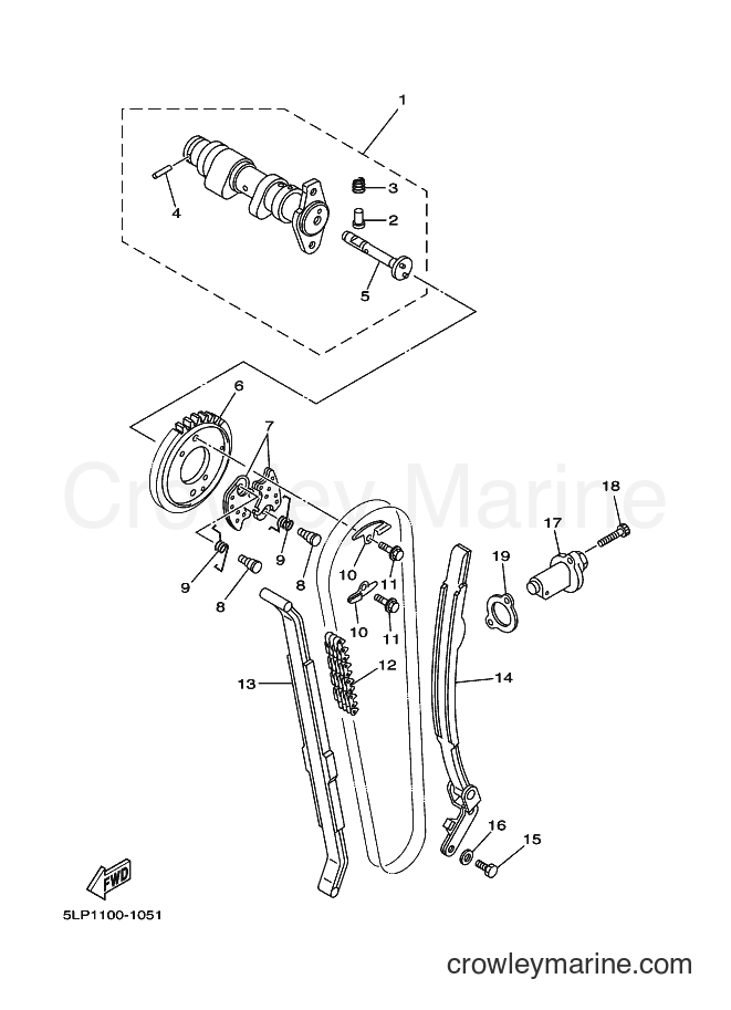 2003 ATV YFM660R - YFM660R (5LPD) [010] - CAMSHAFT & CHAIN