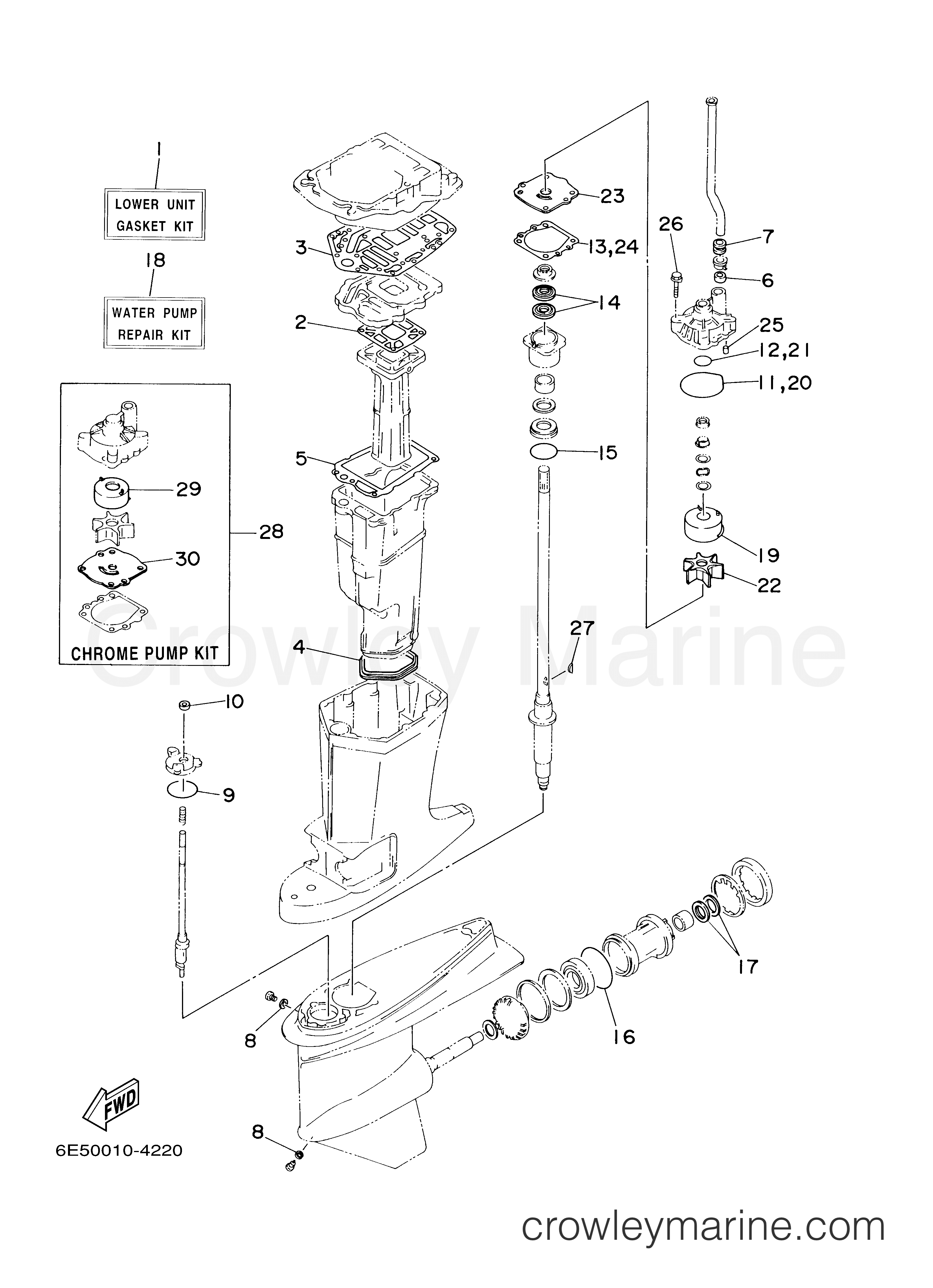 Yamaha Motors C115TXRY - REPAIR KIT 2