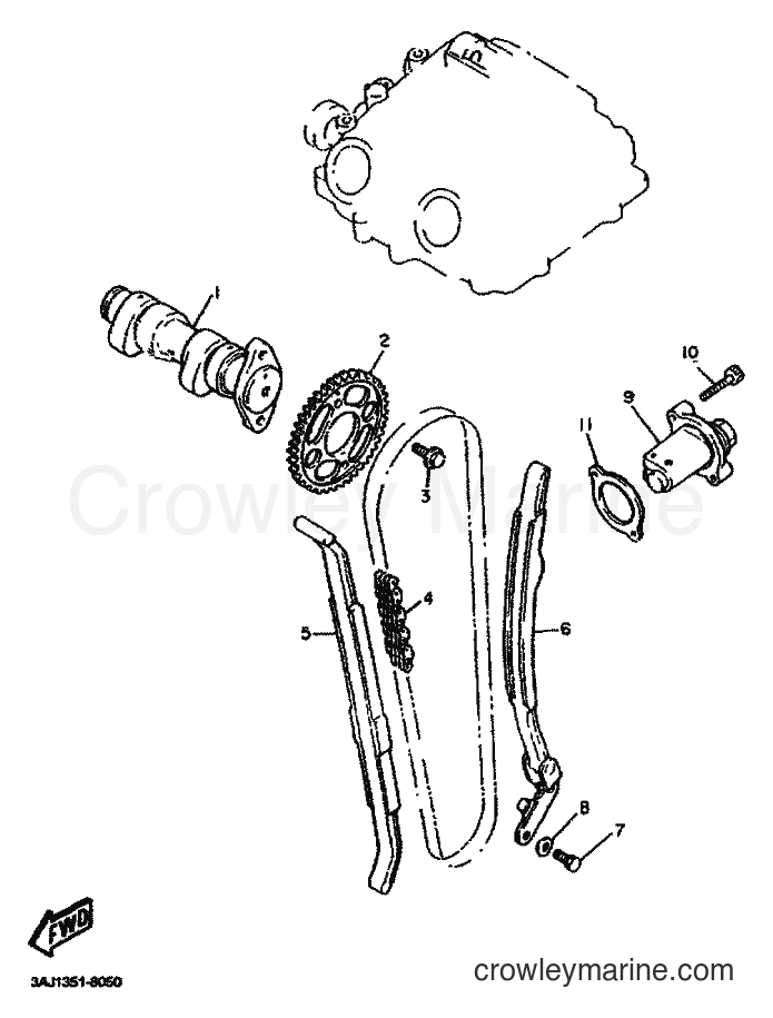 2001 Dirt Bike TT600R - TT600R (5CH4) [060] - CAMSHAFT & CHAIN