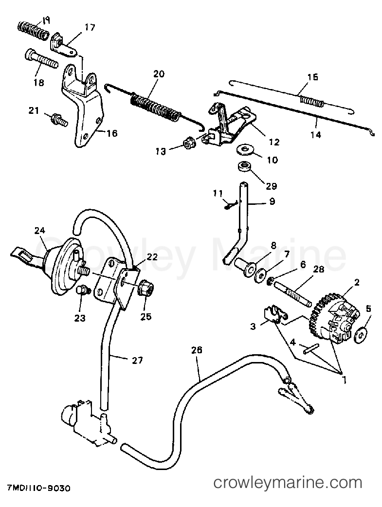 Yamaha Motors YG500D - GOVERNOR