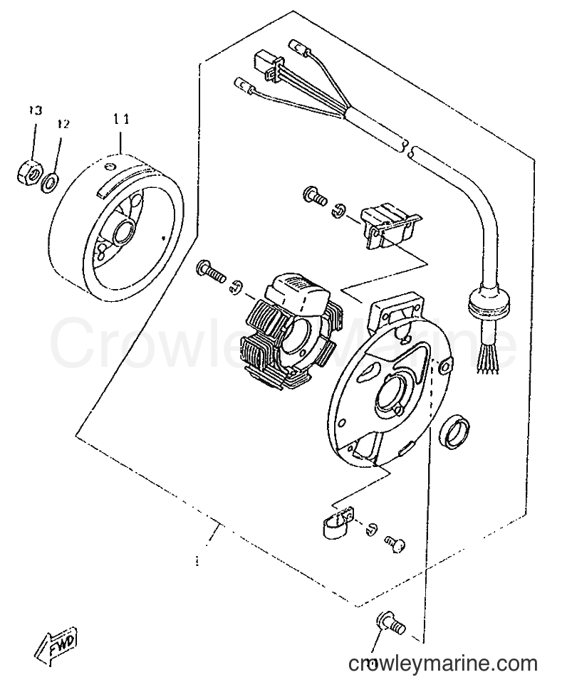 1996 Scooter CW50RSP - CW50RSP (4WS1) [999] - GENERATOR