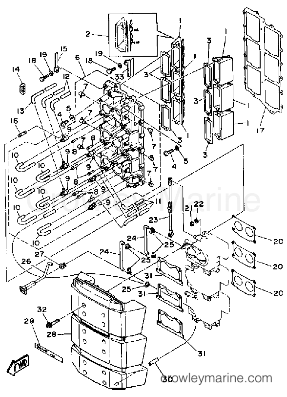 Yamaha Motors 200ETLD-JD - INTAKE