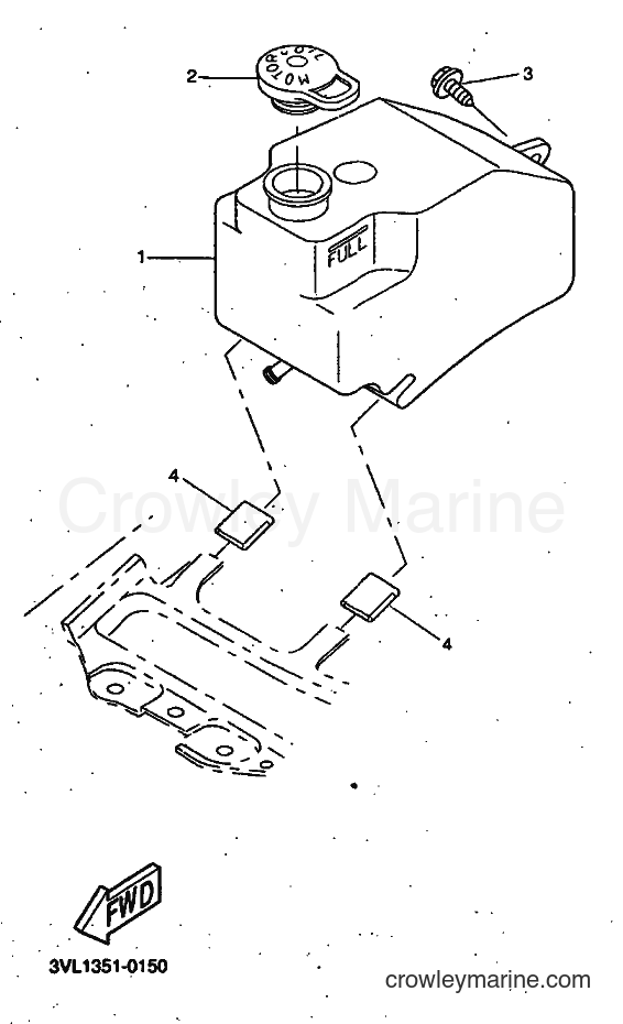 1999 Scooter CW50 - CW50 (5HG1) [010] - DEPOSITO DE ACEITE