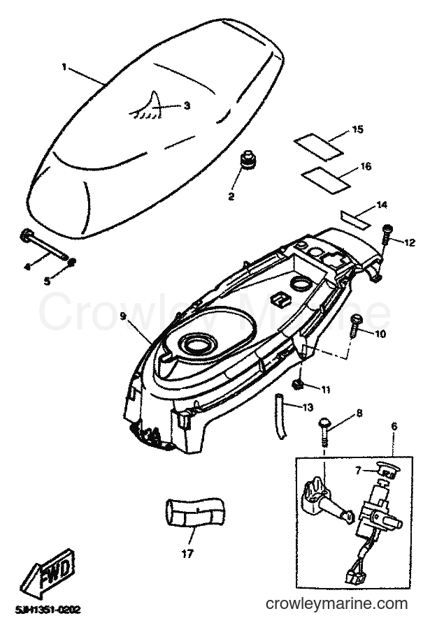 2001 Scooter EW50 - EW50 (5LH3) [010] - SEAT