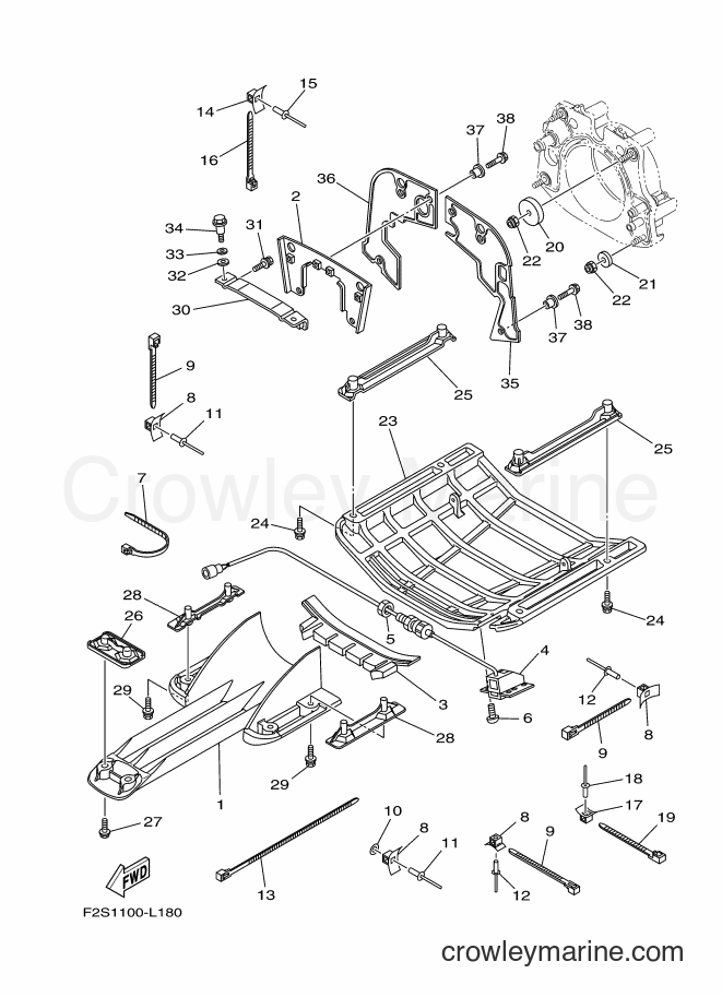 Yamaha Motors FA1800 (F2S4) [020] - JET UNIT 4